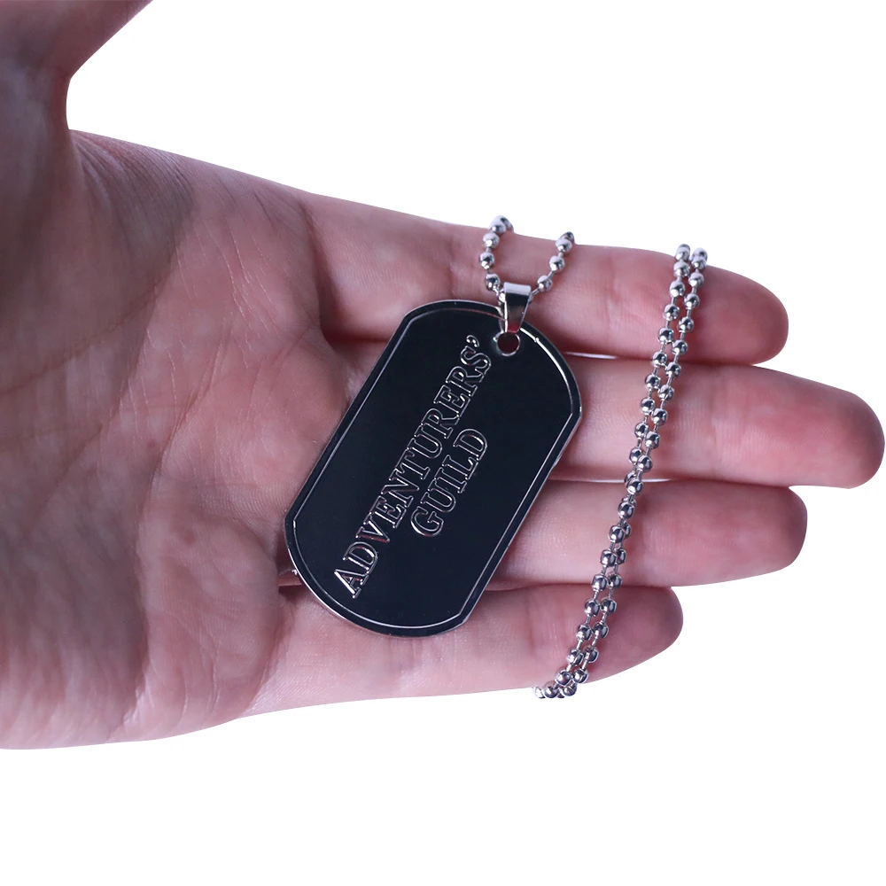 2018 Anime Goblin Slayer Necklace Metal Accessories Cosplay Man Halloween Goblin Slayer Props (3)