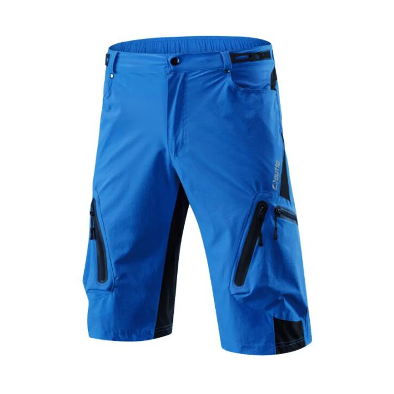 Шорты мужские велосипедные быстросохнущие дышащие свободные для горных