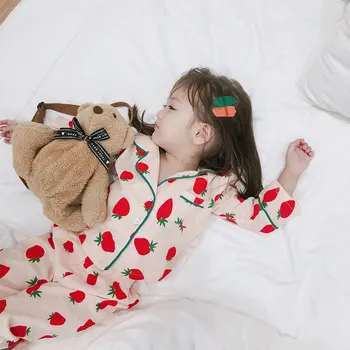 

Children Home Service 2019 New Autumn Korean Long-Sleeved Pajamas Set Cotton Two-Piece