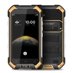 Blackview BV6000S смартфон 2 ГБ Оперативная память 16 ГБ Встроенная память MT6737T Quad-core 13.0MP Камера 4,7 дюйма HD IP68 Водонепроницаемый мобильный телефон NFC OTG