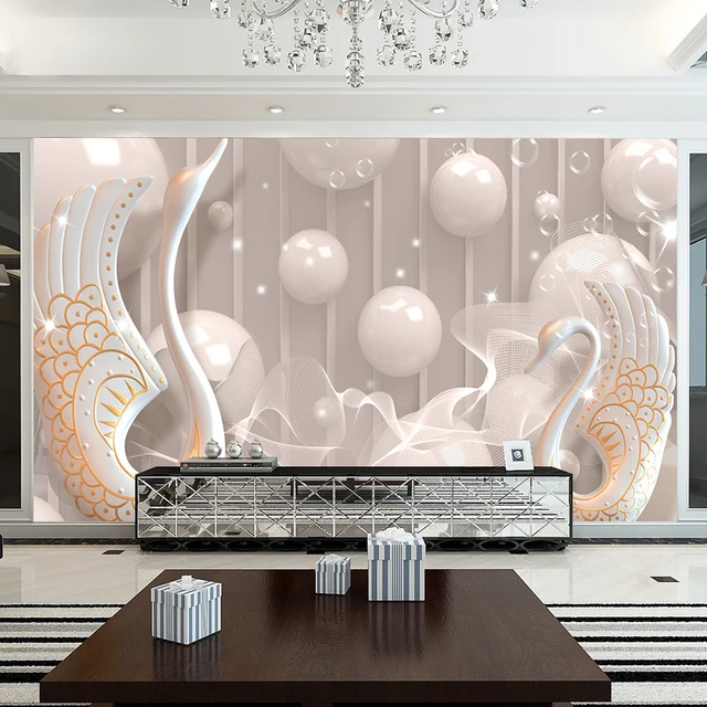 5d Wall Papel Murals Wallpaper For Living Room 5d Wall Papel Murals Wallpaper For Living Room Ceramic Goose Animal Background Photo Paper