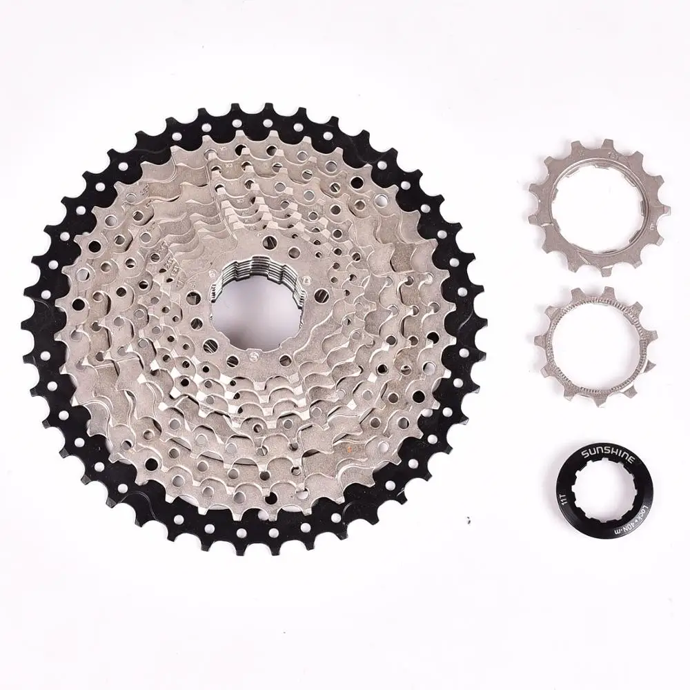 SUNSHINE 11 speed Freewheel MTB Запчасти для горного велосипеда кассета Freewheel Золотой 11-42T 46T 50T для запчастей XT M8000 SLX M7000 M9000