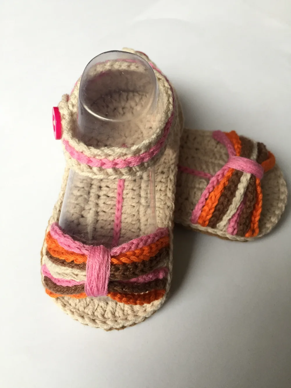 QYFLYXUE Striped handmade baby shoes baby soft sole shoes