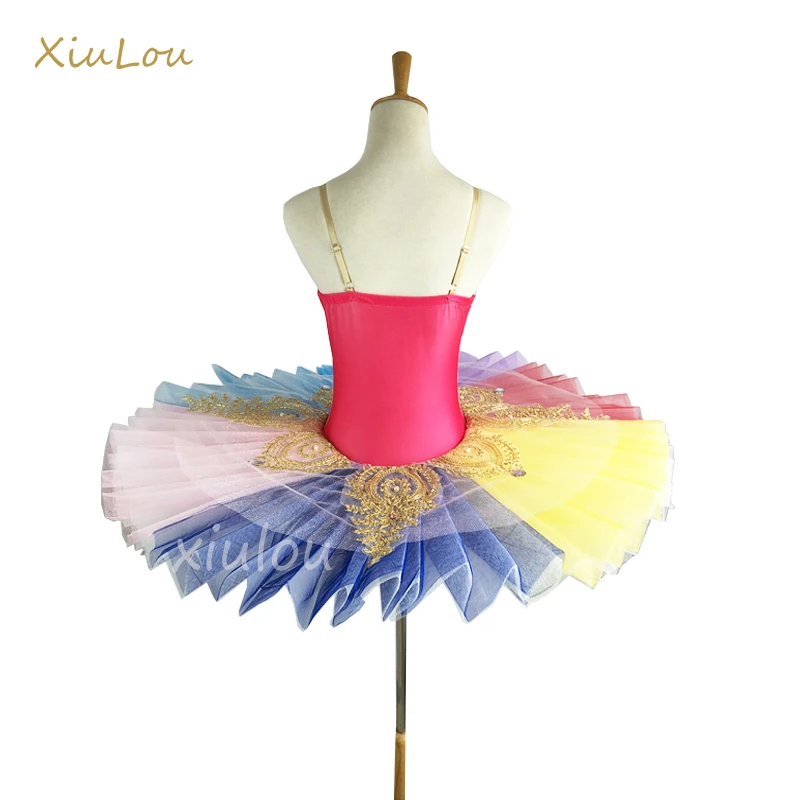 Профессиональная балетная пачка, детская профессиональная пачка, детские танцевальные костюмы для девочек, балетное платье для детей
