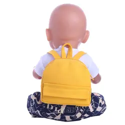 Американская кукла расслабляющий чистый цвет сумка 3 цвета дополнительно подходит 18 и 43 дюймов американская кукла-сумка лучший подарок