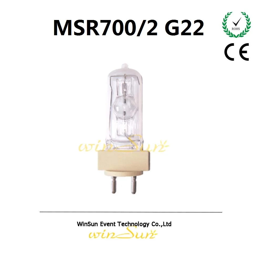 Litewinsune 6x MSR700 2 Stage Studio Lamps Entladungslampe Gebraucht G22 Sockel HID Light Bulb
