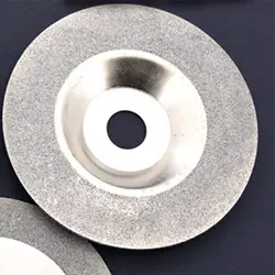 Пилы поворотные колеса 100 мм 4 дюймов с алмазным покрытием шлифовальных полировки измельчить диск Серебро