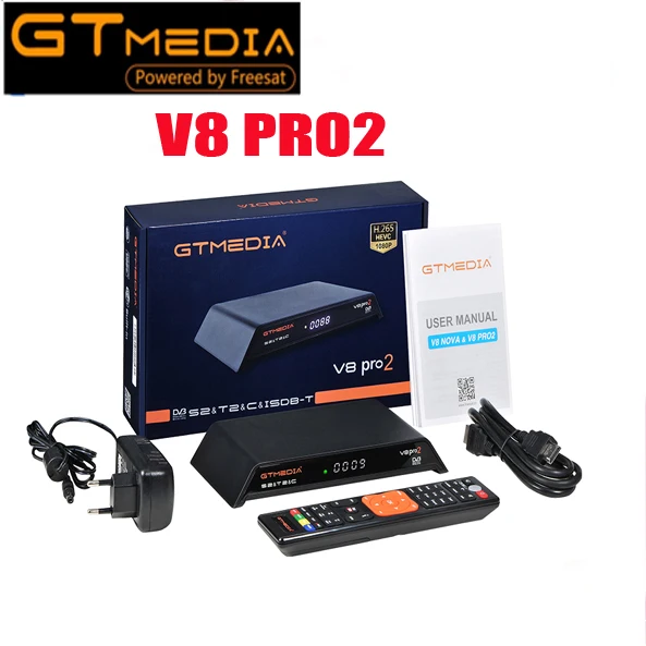 Спутниковый ТВ ресивер Gtmedia V8 pro 2 H.265 спутниковый со встроенным Wi Fi спутниковым