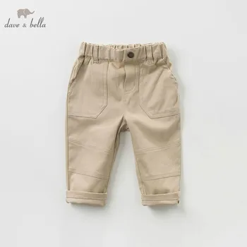 

DBA9581 dave bella spring baby fashion clothing boys full length trousers children bouttique pants