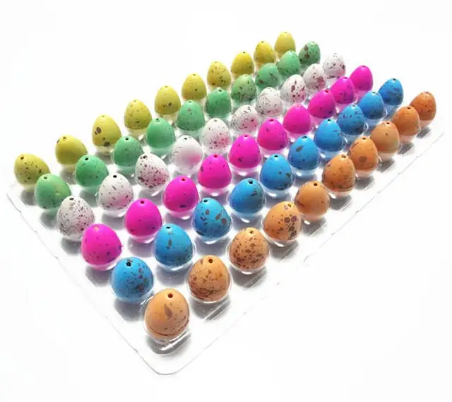 10pcs/lot Novelty Gag Toys Children Toys Cute Magic Hatching Growing Animal Dinosaur Eggs For Kids Educational Toys Gifts GYH 4