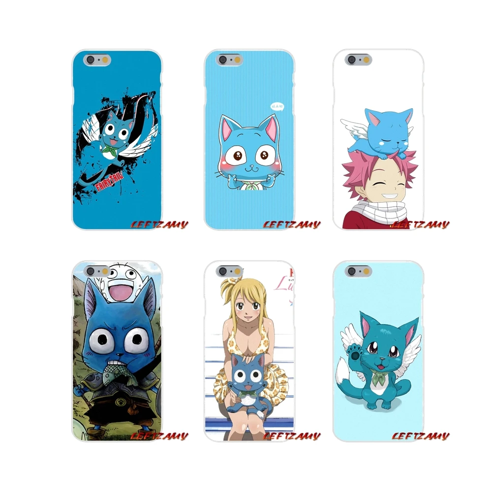 

Happy Natsu flying cat Fairy Tail For Huawei P Smart Mate Honor 7C P8 P9 P10 P20 Lite Pro Mini 2017 Transparent Soft TPU Case