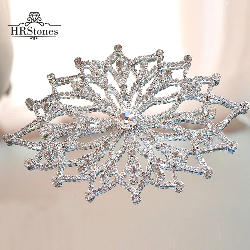 

Flower Mesh Chain Drill Wedding Dresses Decoration Rhinestones Wedding Belts Headdress Applique