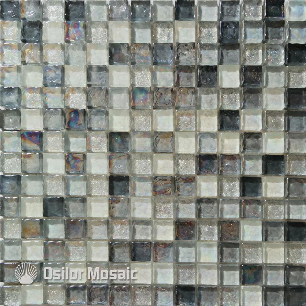 Acquista all'ingrosso online piastrella a mosaico in vetro bianco ...