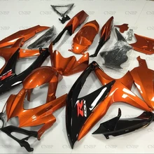 GSXR600 2008-2010 K8 обтекатели GSXR 750 2009 Набор для всего тела для Suzuki GSXR600 2009 оранжевые черные обтекатели