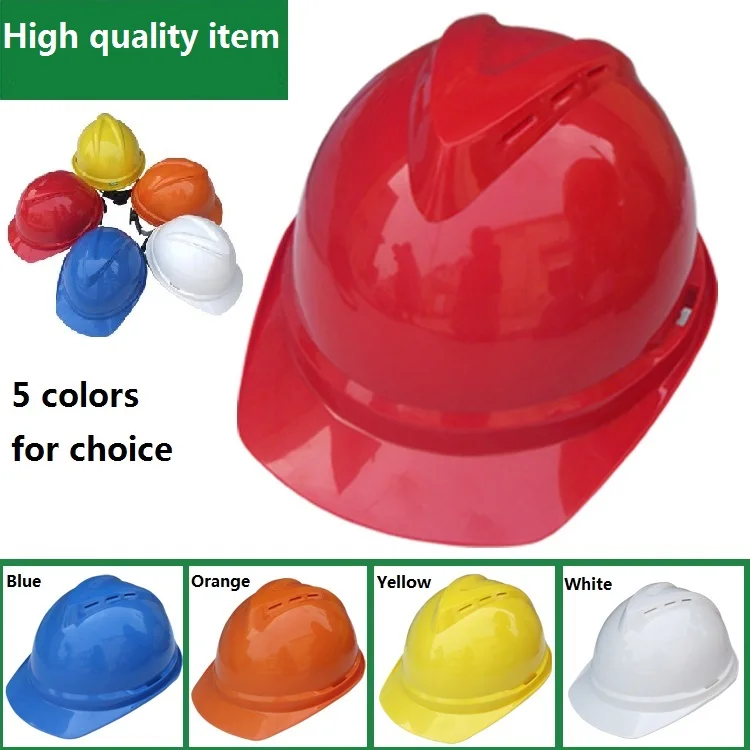 Дышащий удара Доказательство безопасности шлемы строительной площадке защитный шлем V Форма Инжиниринг защитный шлем
