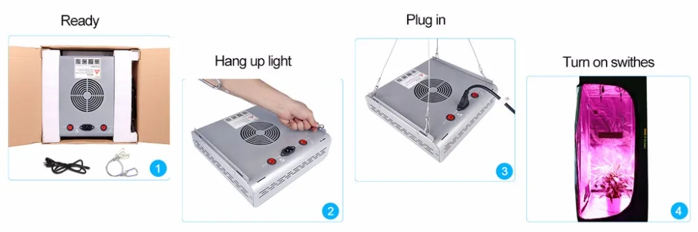 Mars pro II 400 Вт полный спектр светодиодный светильник для выращивания Epistar и 70x70x160 см растительный тент для внутреннего сада Гидропоника лампа для выращивания растений