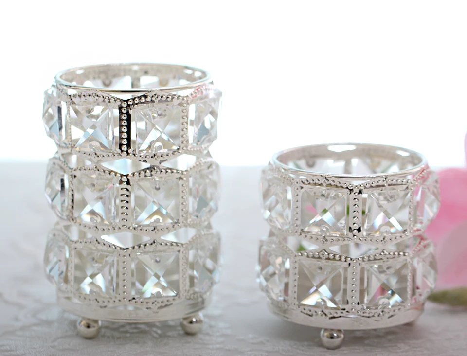 

ROSE QUEEN Wedding candle holders crystal bowl