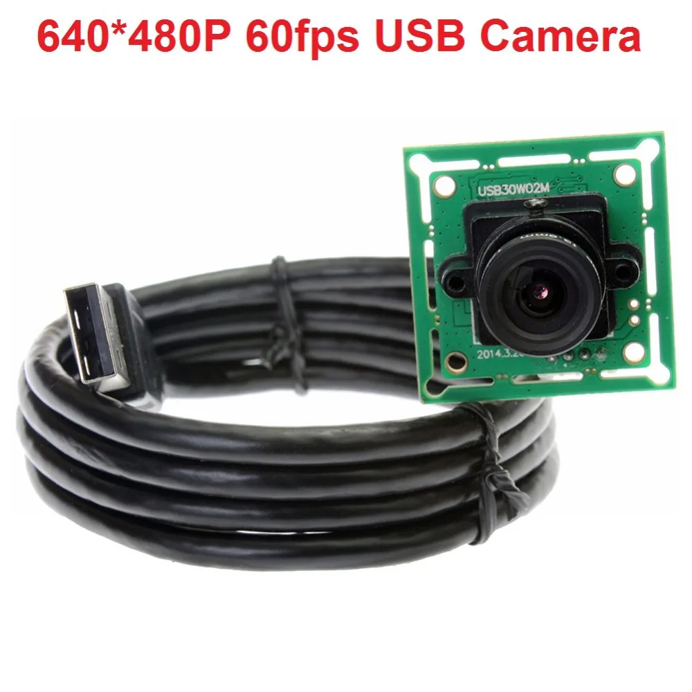 6 мм объектив бесплатная драйвер mjpeg 60fps на 480 P CMOS OV7725 мини UVC CCTV USB камеры для Оконные рамы/ android/Linux