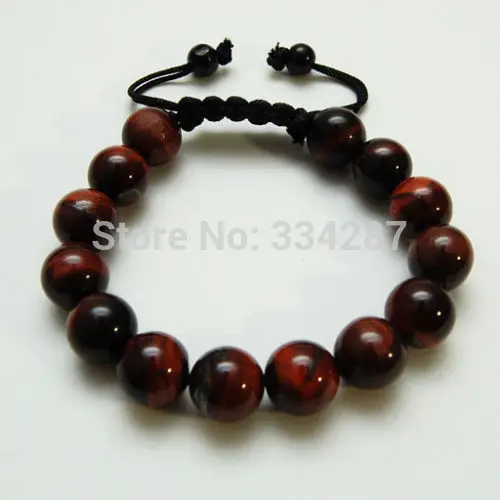 

RED TIGER EYE STONE SHAMBALLA BRACELET,FIT ALL,UNISEX,Hip Hop,Man Woman