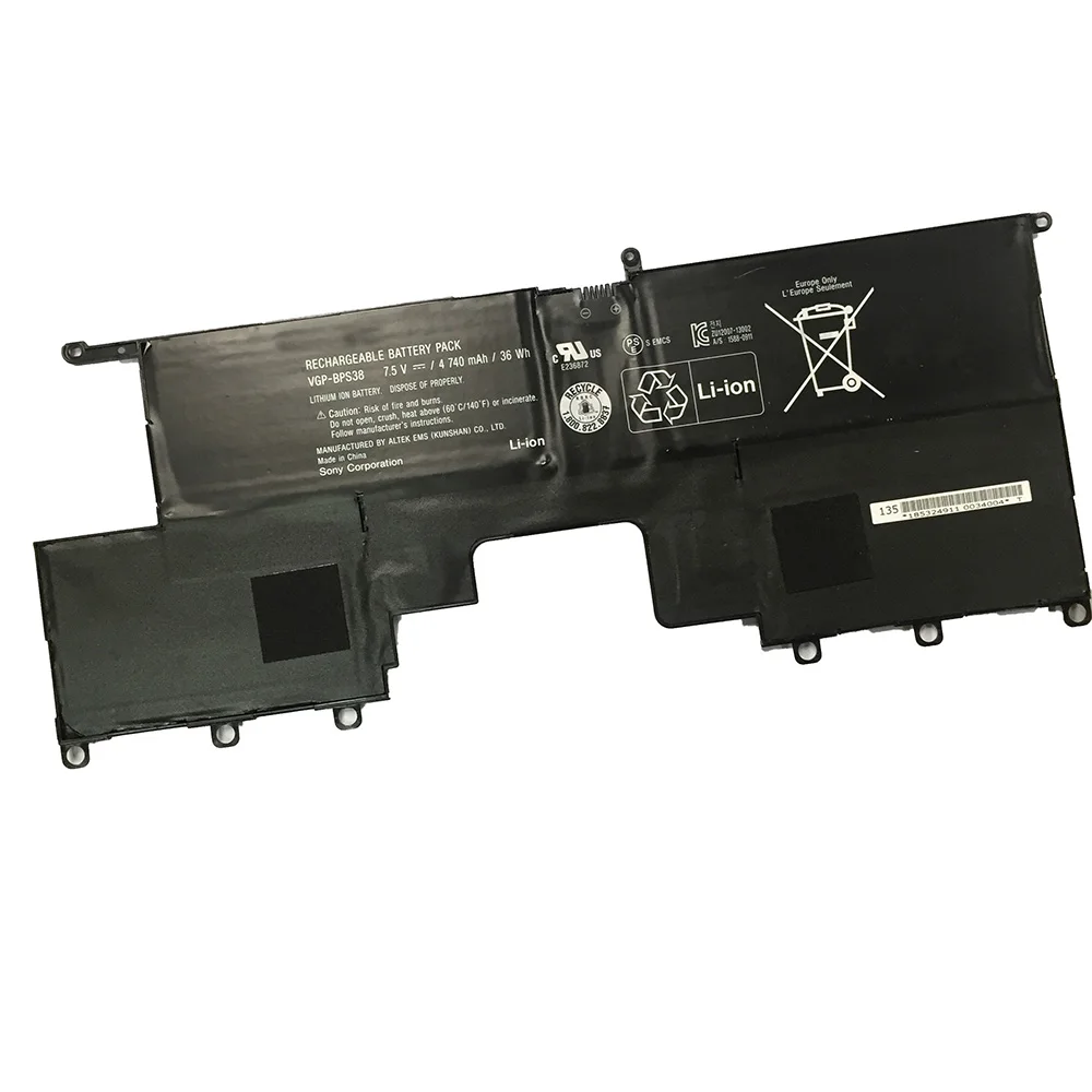Аккумулятор для ноутбука Sony PRO11 PRO13 P13227SC P132200C SVP13218SC P11226SCBI series 7 5 в 36