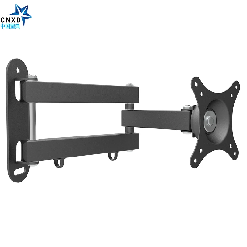 15kg LCD-3T full motion monitor mount parts 10 24 27 tilt swivel LCD  wall bracket monitor pipe mount VESA 75X75 100X100 50X50 - AliExpress