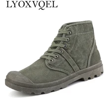 Ботинки; ботильоны на платформе; мужские военные ботинки-дезерты со шнуровкой; Мужская парусиновая обувь с высоким берцем; ковбойские мотоботы; M534