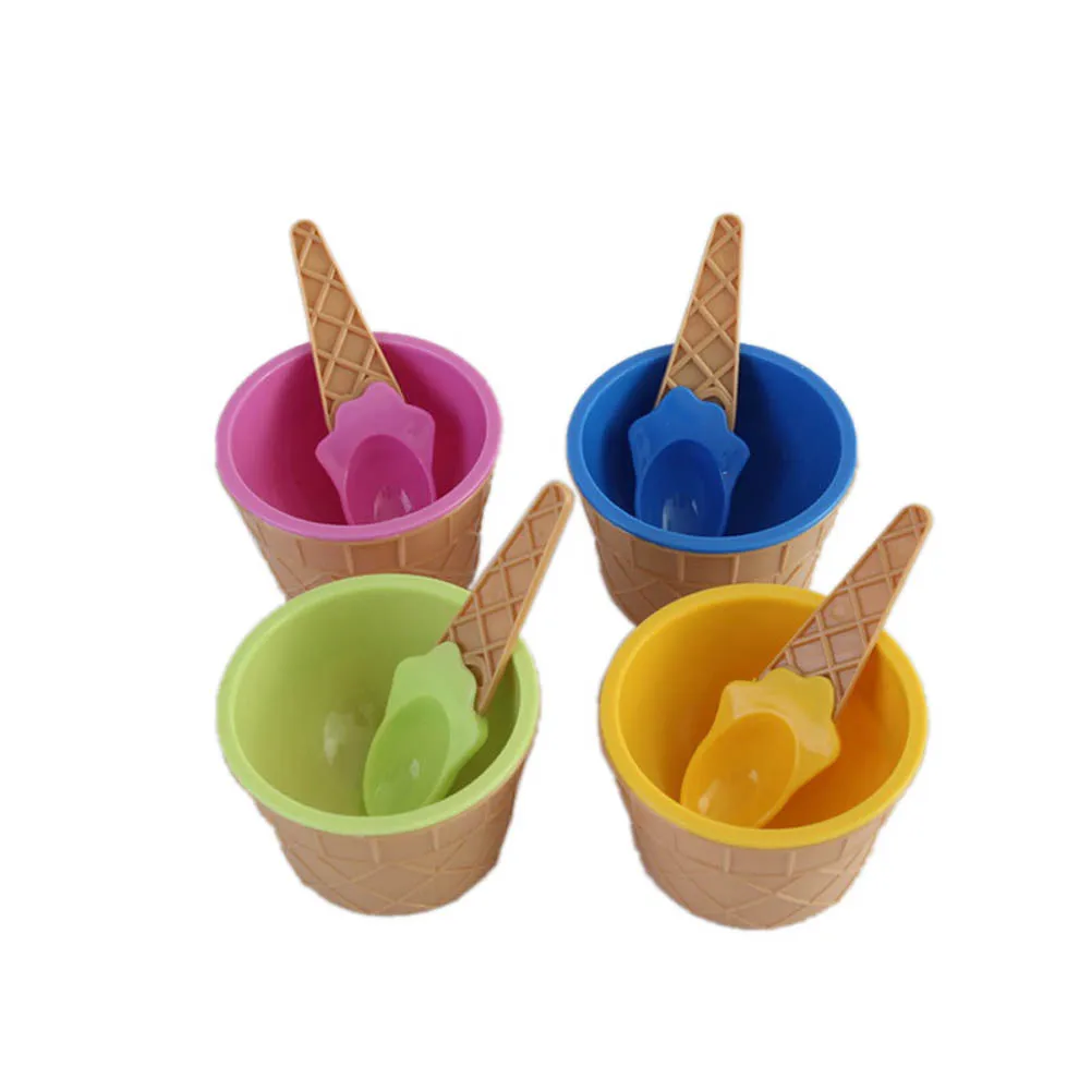 1 Set Ice Cream Bowls Ice Cream Cup Couples Bowl Gifts