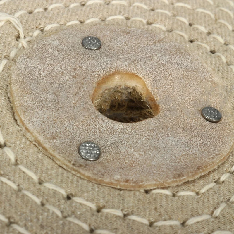 1 x 150*20mm 6'' Sisal Cloth Buffing Wheel For Stainless Steel Metal Polishing Tool Accessories