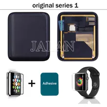 Для apple watch Series 1 38 мм/42 мм сапфир/спортивный ЖК сенсорный экран дигитайзер с закаленным стеклом и клейкой рамкой