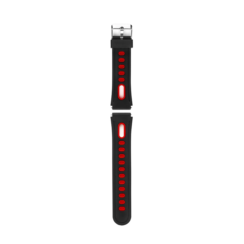 Дополнительный ремень силиконовый браслет из нержавеющей стали ремешок аксессуар для P68 Смарт часы P70 Smartwatch - Цвет: Красный