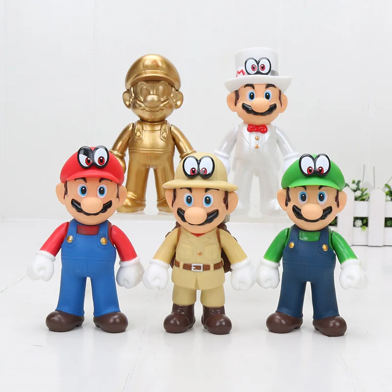 8~15cm Super Mario Bros odyssey Bowser Koopa Troopa Yoshi Mario Luigi Wario Donkey Kong Peach Mushroom Figure Toys Model Dolls 8~15cm Super Mario Bros odyssey Bowser Koopa Troopa Yoshi Mario Luigi Wario Donkey Kong Peach Mushroom Figure Toys Model Dolls