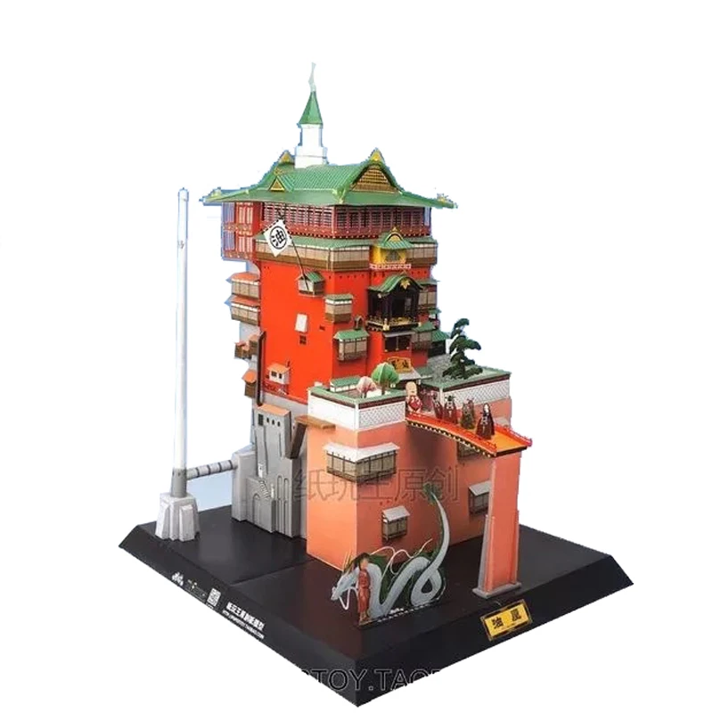 Hayao Miyazaki и Qianxun Yuwu Tangwu издание в твердой обложке китайская 3D бумажная модель