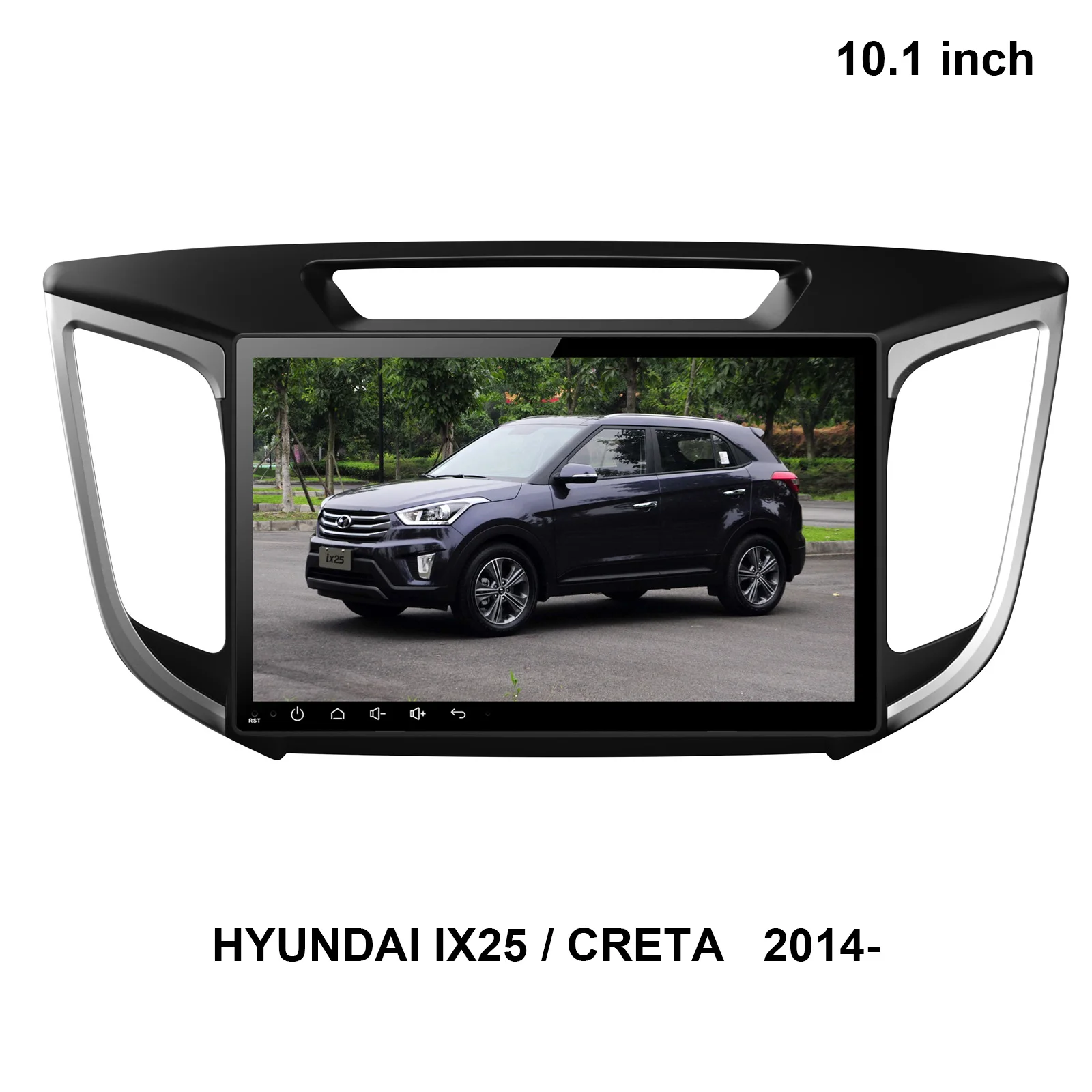 Best Octa Core Android 9.0 Car GPS For Hyundai Creta IX25 2014-2016with 4GB RAM Wifi BT RDS GPS Radio Navigation Map Head Unit player 1