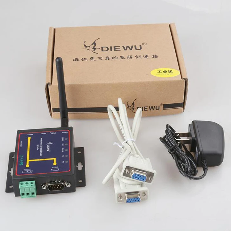 DIEWU Wifi & Ethernet RJ45 Zu RS232 & RS485 WIFI Serial device Server converter Modul unterstützung