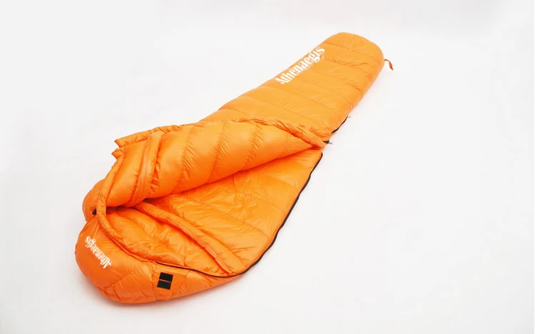 Branco para Baixo Ultra-leve para Baixo Bolsa de Dormir Athenaegis Ganso Enchimento Pode Ser Emendado Múmia 1800g 8 Cheap Sacos de dormir