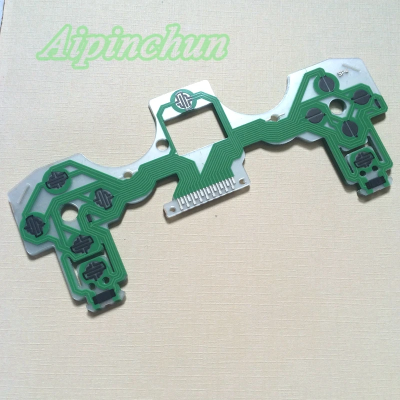 Aipinchun 10Pcs Green Conductive Film Keypad Flat Flex Ribbon Cable For