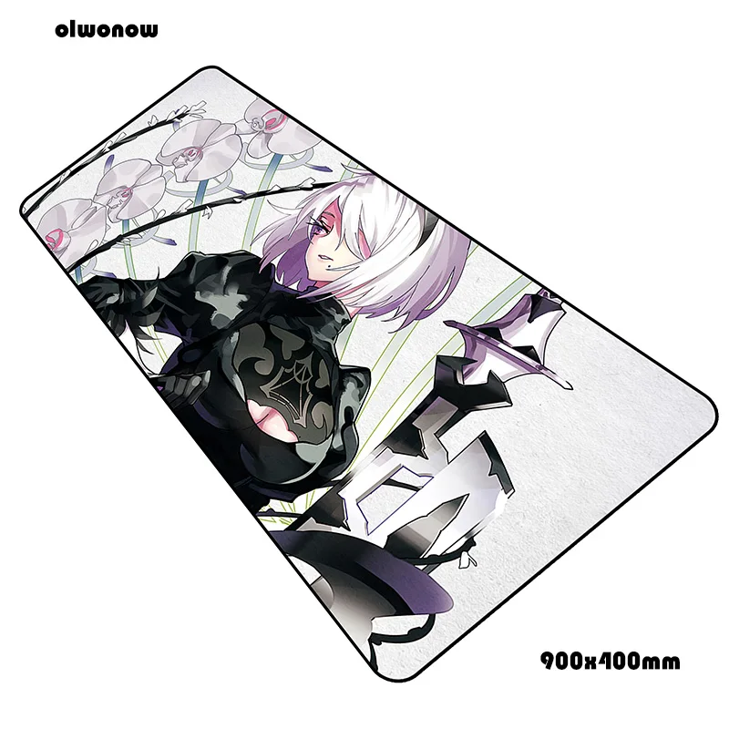 size900x400x2mm Nier коврик для мыши геймер ноутбук 90x40 см notbook коврик для мыши игровой коврик для мыши подарок для мальчика коврик для мыши ПК стол коврик для мыши - Цвет: size900x400x2mm