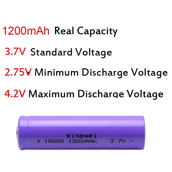 Большая скидка, 100 шт/партия 18650 3,7 V перезаряжаемый аккумулятор mAh для светодиодный фонарик