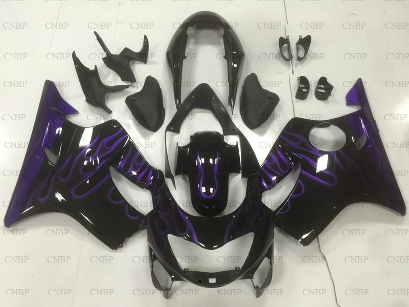 

CBRF4 1999 - 2000 Abs Fairing CBR600 F4 1999 Fairings for Honda Cbr600 00 Black purple Frame Fairings