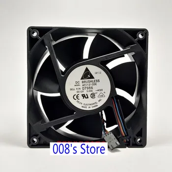 

New Radiator CPU Cooler Fan For DELL Server Inverter PWM Computer Cooling AFC1212DE P/N D6168 or D7986 12CM 120*120*38mm 12V 3A