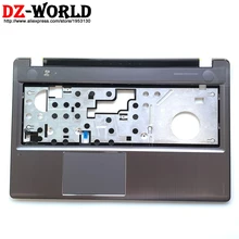 Новая панель клавиатуры, Безель, Упор для рук, верхний чехол, серый цвет, для lenovo Ideapad Z580 Z585, с тачпадом 90200640, 3KLZ3TALV00