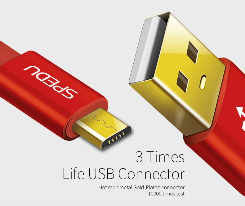 SPEDU 5 шт./лот Micro Usb кабель для iphone Xiaomi huawei samsung мобильный телефон зарядное устройство 1 м 2 м Быстрая зарядка Usb зарядное устройство(5 шт