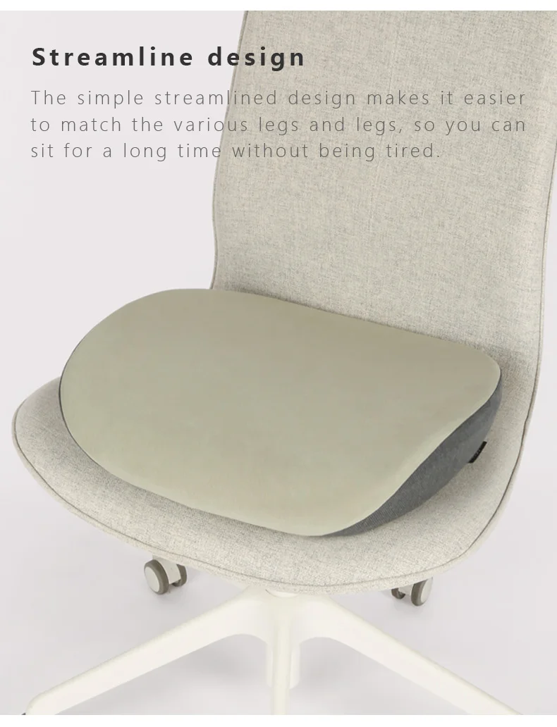 Hnos Подушка классная дышащая офисная Подушка на стул с эффектом памяти хвост позвонка декомпрессионная Красивая Подушка на стул для студентов