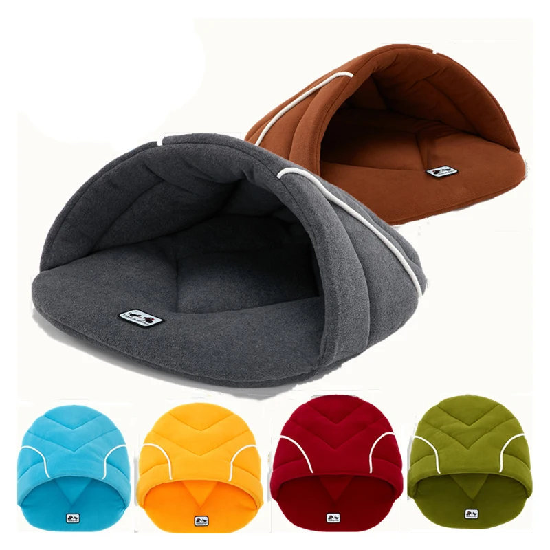 

Pet Dog Cat Bed 6 Colors Soft Polar Fleece Dog Beds Pet Mat Small Dog Puppy Kennel House For Cats Sleeping Bag Nest Cave