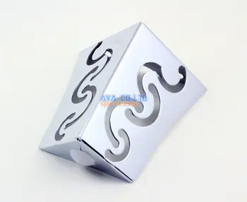 

4 Pieces 98mm Furniture Cabinet Metal Leg Corner Feet Chrome Polish