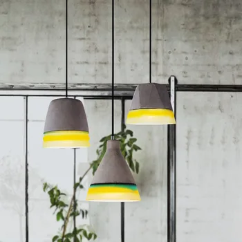 

Industrial Retro Cement Pendant Personality Creative Lighting Loft Designer Pendant Lamp Bar Restaurant Lamps A181