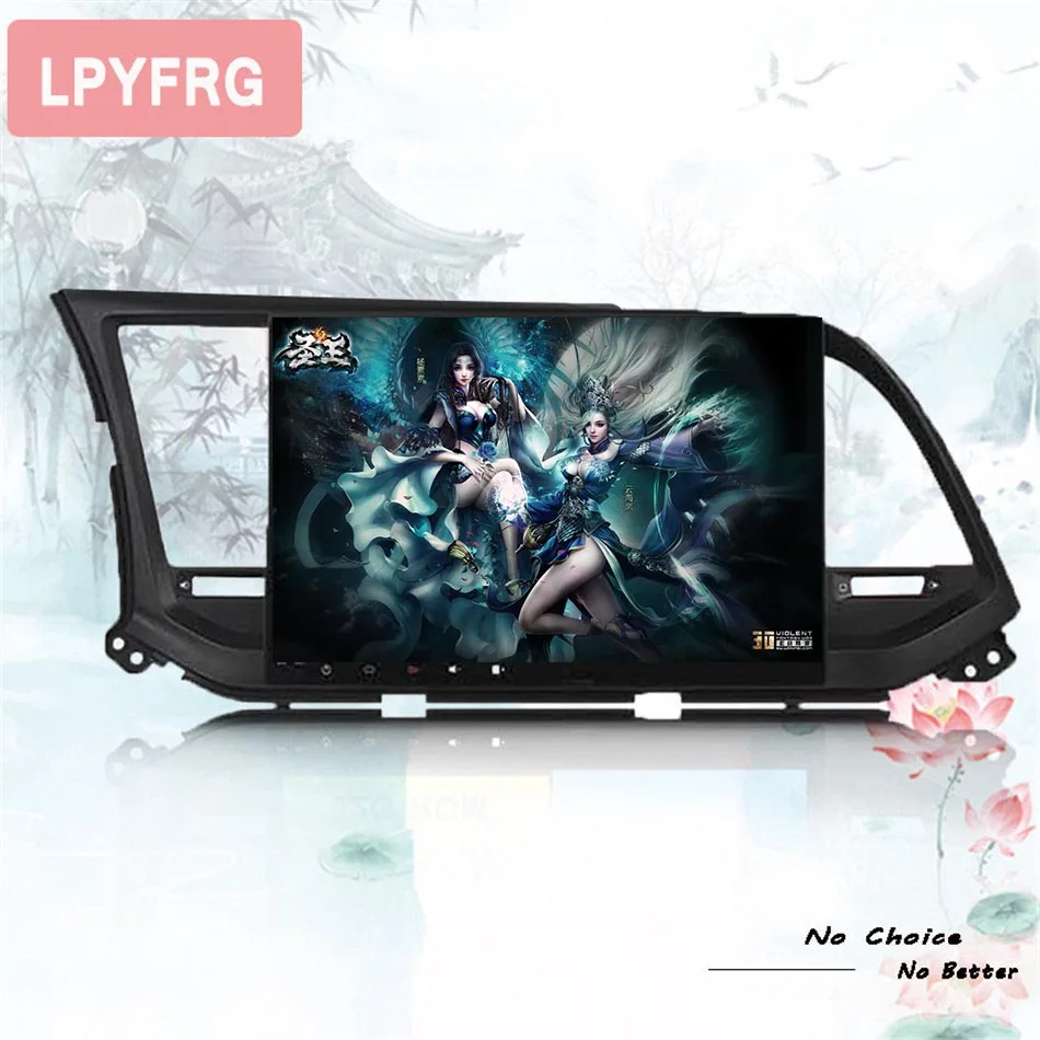 Discount octa core 4GB RAM android 9.0 car DVD multimedia for HYUNDAI ELANTRA 2016 2017 autoradio car stereo head units With map SD USB 5