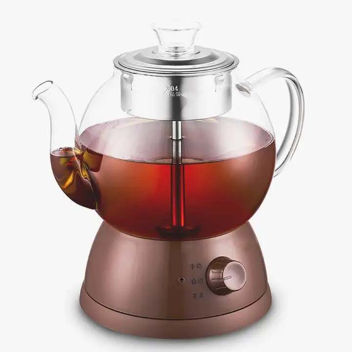 WA 901 220V 600w 1L Automatic cooking pot Electric kettle 304 stainless steel High borosilicate