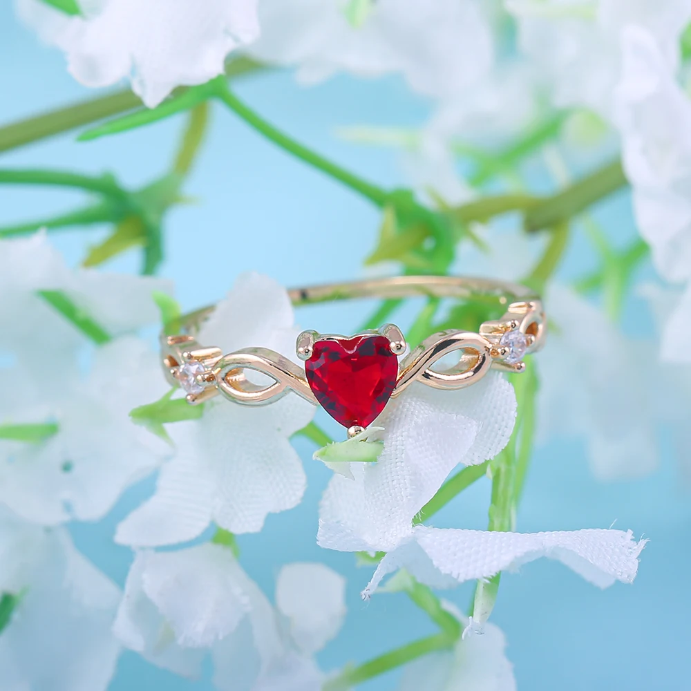 Huitan, новинка, милое кольцо с сердцем, кубический циркон, креативный дизайн, женское Ювелирное кольцо, повседневные носимые аксессуары, кольцо для девушек