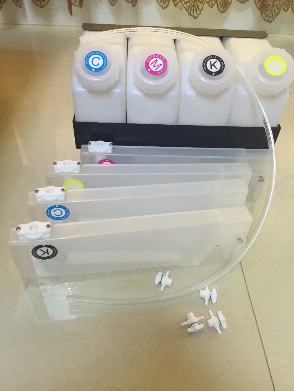 Mimaki TS34 bulk ink system 4 color bulk ink system for Mimaki TS34